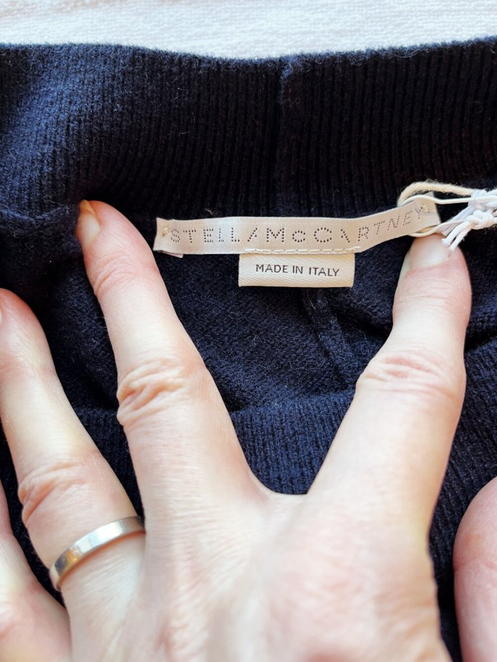 Stella McCartney Cashmere & Wool Joggers in Navy, IT 40, NWT - Picture 9 of 12